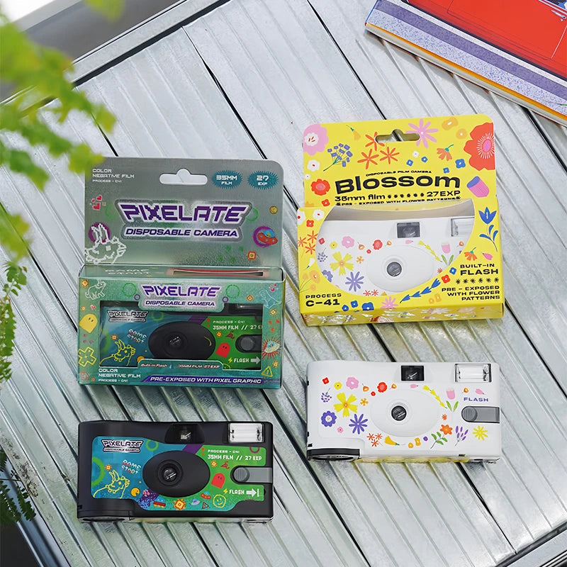 BLING-BLING Y2K Film Camera Disposable Camera iso400 27 special effectsSuitable as a gift