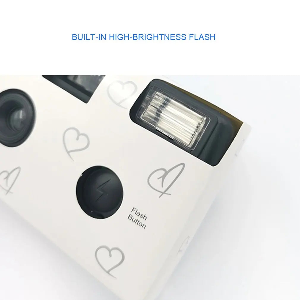 1-6PCS 35mm Film Camera Wedding Disposable Camera One Time 16/27 Roll Flash Camera for Anniversary Birthday Gift Party Vacation